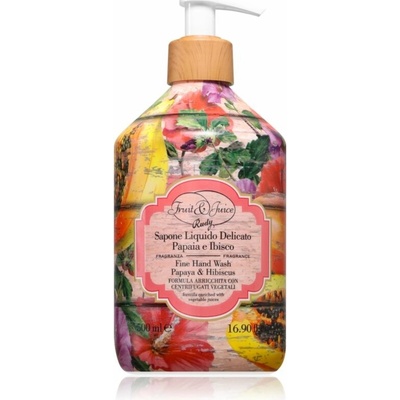 Rudy Le Maioliche tekuté mýdlo Papaya & Ibisco Fine 500 ml