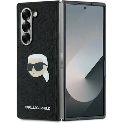 KARL LAGERFELD Saffiano Monogram Head Pin Case за Samsung Galaxy Z Fold 6 - черен (3666339322540)