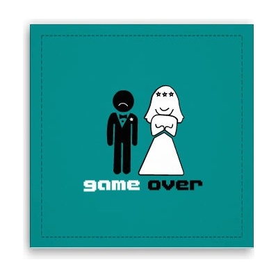 Fotoobraz 40x40 cm Game over