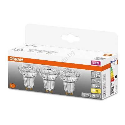 К-кт 3x LED Крушка PAR16 GU10/2, 6W/230V 2700K - Osram (P227231)