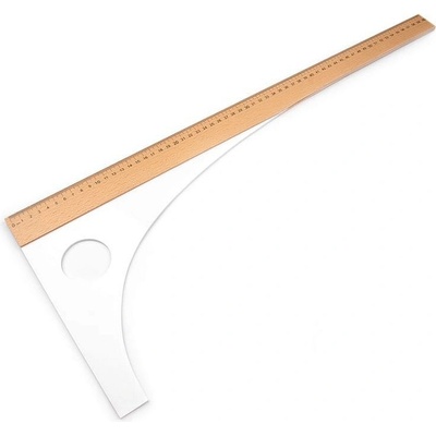 Krejčovský příložník délka 60 cm, 80 cm 1- 60 cm přírodní stř. – Hledejceny.cz