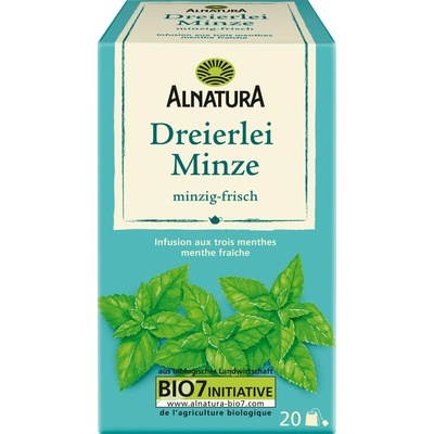 Alnatura Bio čaj máta trojkombinace 20 ks