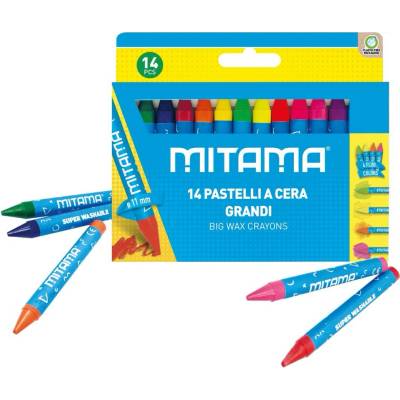Mitama voskovky pratelné big 14 ks