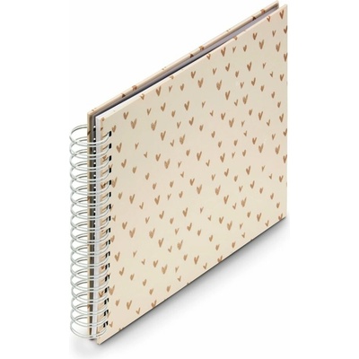 Hama album klasické spirálové LOVELY 28x24 cm, 50 stran, béžová – Sleviste.cz