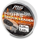 MS Range High-S Shock Leader 200 m 0,24 mm