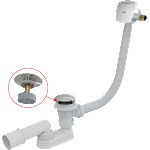 ALCA PLAST СИФОН ЗА ВАНА С ПРЕЛИВНИК click/clack a508ckm alcaplast (a508СКm)