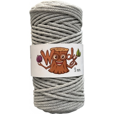 Woody Crafts Woody 3 mm – Šedá (100m)