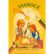 Vianoce omalovanka s textom