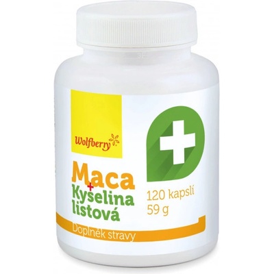 Wolfberry Maca kyselina listová 120 tablet
