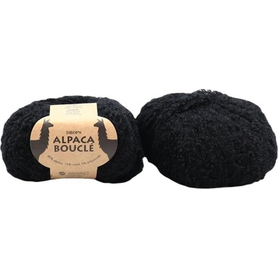 Drops Alpaca Bouclé 8903 černá