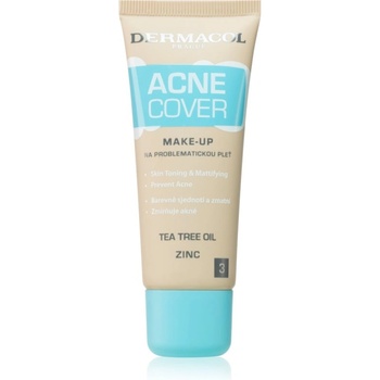 Dermacol Acne Cover успокояващ фон дьо тен с Tea Tree oil цвят No. 3 30ml