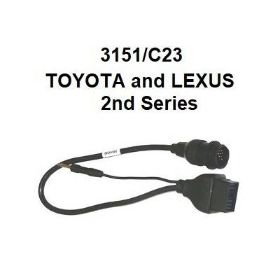 3151/c23 - Кабел за toyota и lexus 2-ра серия ; texa