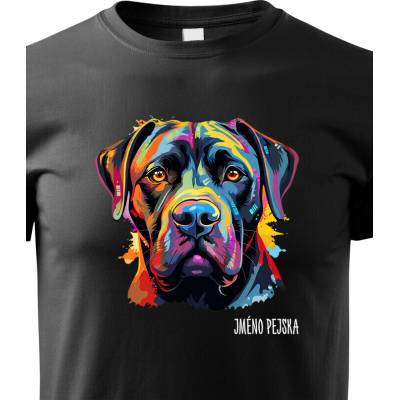 Dětské tričko Cane Corso Černá Canvas tričko 2439