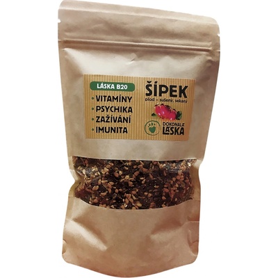 Dokonalá Láska B20 Šípek plod sušený sekaný 250 g
