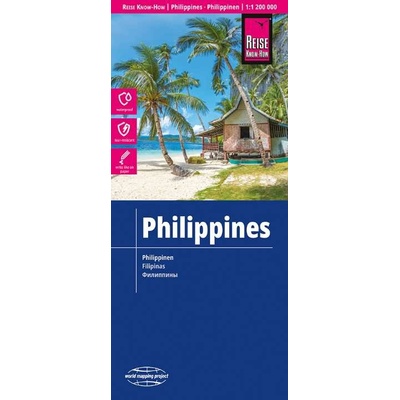 mapa Philippines 1:1,2 mil.