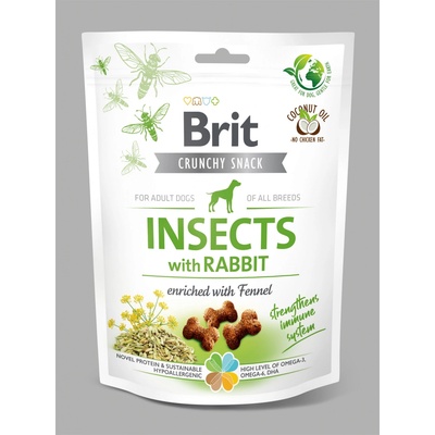 Brit Care Dog Crunchy Cracker s hmyzem králíkem a fenyklem 200 g