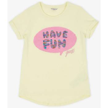GUESS Светложълта тениска за момичета Guess Guess | Zhalt | Момичешки | 164