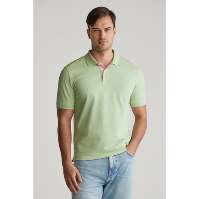 Gant Reg contrast pique SS Polo apple green