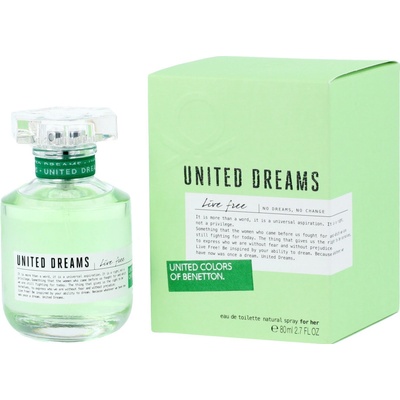BENETTON United Dreams Live Free toaletná voda dámska 80 ml