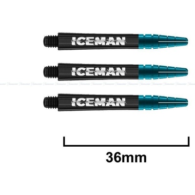 RedDragon Gerwyn Price Nitrotech polykarbonát čierne krátke 36mm