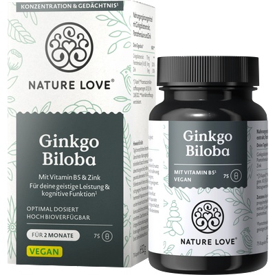 Nature love Ginkgo Biloba - 75 капсули