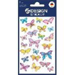 Avery zweckform Стикер, хартия, 3 листа, 76x120 mm, AVERY ZWECKFORM, "Z-Design No. 4390", пеперуди (4390)