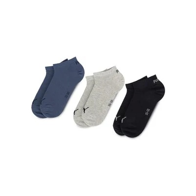 PUMA Комплект 3 чифта къси чорапи дамски 261080001 Черен (261080001)