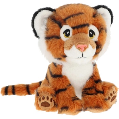 Keel Toys Keeleco plyšový tiger z recyklovaných plastov 14 cm