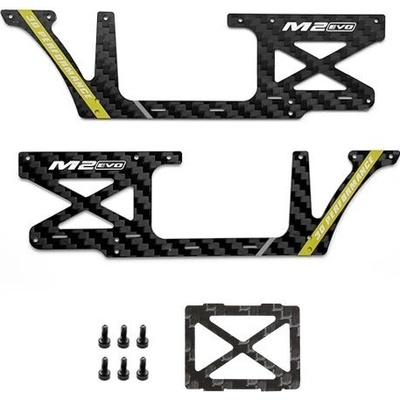 OMP Hobby M2 EVO: Sada bočníc žltá