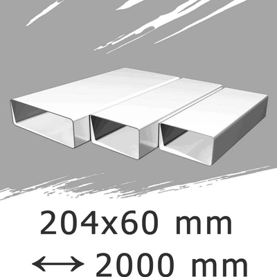 Mikawi Ploché ventilační potrubí 204x60 délka 2000 mm 59-0269 – Hledejceny.cz