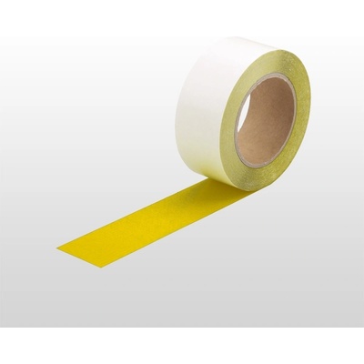 Extra tenká podlahová páska WT-5420 s protiskluzovým povrchem, odnímatelná – fólie, žlutá, 50 mm × 10 m
