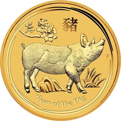 The Perth Mint Zlatá mince Rok Vepře II 2019 1/10 oz