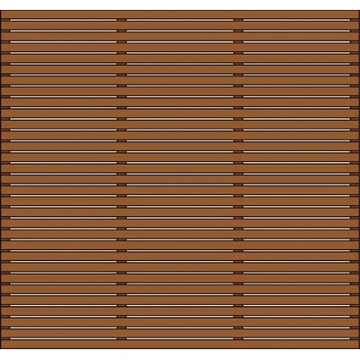 Plotové pole 1790x1790 mm GREENWICH brown