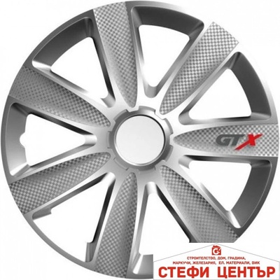 Versaco Тасове за джанти 15'' Versaco Carbon GTX - Silver (56056)