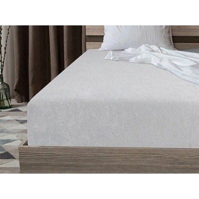 Textilomanie Flísová napínacia obliečka Molton strieborná 90x200