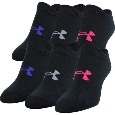 Under Armour Girl's Essential NS Dievčenské Ponožky čierne