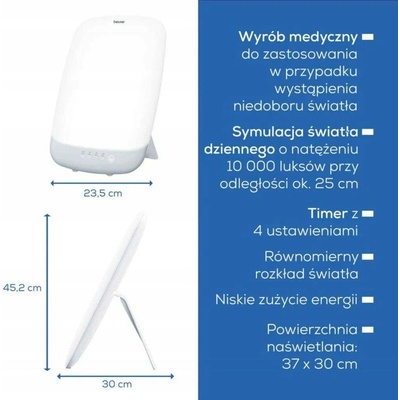 Beurer TL 85 terapeutická lampa – Sleviste.cz