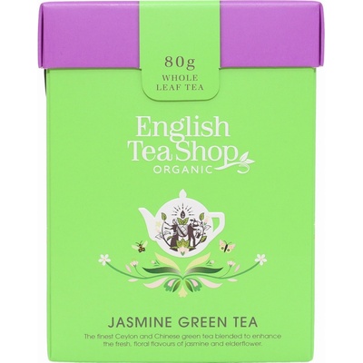 English Tea Shop zelený čaj jazmín sypaný bio 80 g