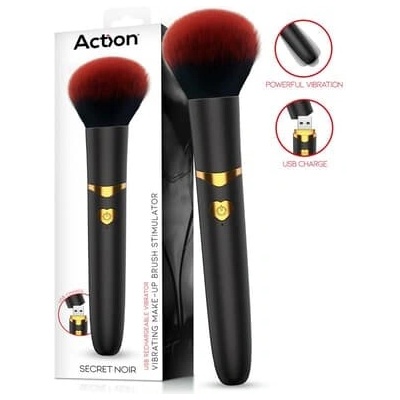 Action Secret Noir Vibrating Make-Up Brush