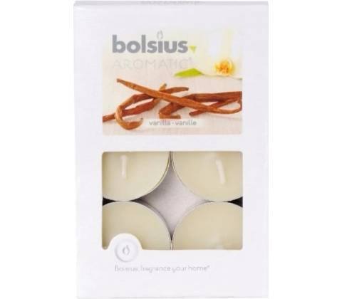 Bolsius aromatic Vanilla 6ks