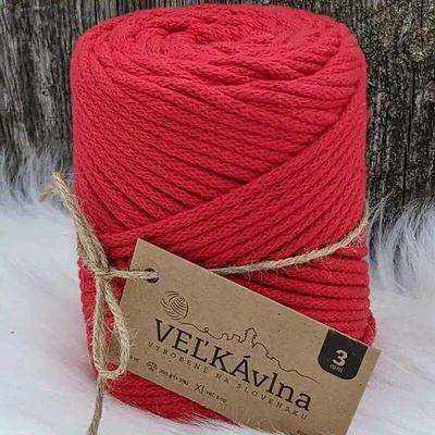 Velká vlna Špagát 3mm Vlčí mák