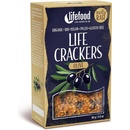 Krekry a snacky Lifefood Life crackers olivové 90g