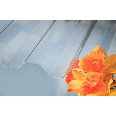 Lanit Plast Polykarbonátová trapézová deska Marlon CS 76/16 s hladkým povrchem 1,06 x 3 m čirá 1 ks