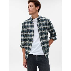 GAP Оксфорд риза със стандартна форма GAP GAP | Zelen | МЪЖЕ | XS