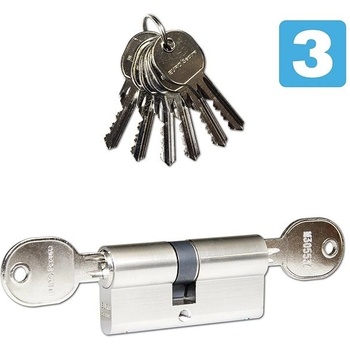 Richter ES.40/40.BSZ.NI s prestupovou spojkou BSZ v bezpečnostnej triede RC3, rozmery vložky 40 / 40