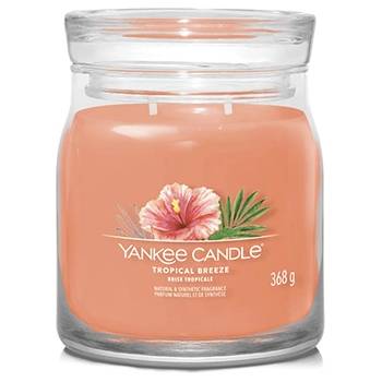 Image 1 of Yankee Candle Tropical Breeze типична свещ средна 368 гр