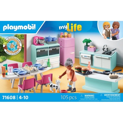 PLAYMOBIL 71608 Kuchyň s jídelním koutem – Zboží Mobilmania