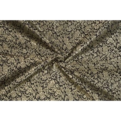 Brokát mořské dno, zlato-černý