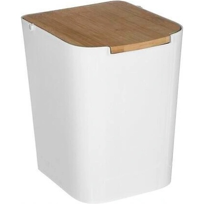 5five Simply Smart Kôš na odpadky Natureo 5 l béžový, biely
