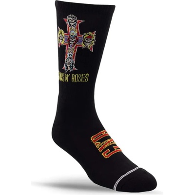Perri´s socks чорапи PERRI´S SOCK - Guns N' Roses - CROSS LOGO - BLACK - GRA302-001